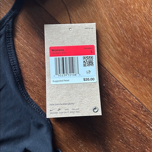 Nike Women's Black Tank Top with Adjustable Racer Back -NWT - Picture 7 of 9